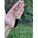 Moose antler & buffalo horn Dragon amulet for protection