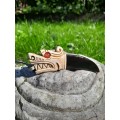 Moose antler & buffalo horn Dragon amulet for protection