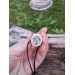 Norse moose antler Wolf pendant with Tiwaz rune
