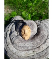 Hand-carved Odin amulet – Ansuz rune, moose antler Hand-carved Odin amulet – Ansuz rune, moose antler
