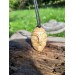 Odin amulet carved from moose antler – Ansuz rune