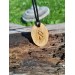 Odin amulet carved from moose antler – Ansuz rune