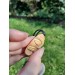 Odin amulet carved from moose antler – Ansuz rune