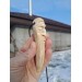 Odin amulet with runes| moose antler hand-carved 