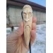 Odin amulet with runes| moose antler hand-carved 
