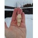 Hand-carved Odin pendant with Ansuz rune