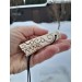 Viking Dragon head amulet from moose antler with Algiz rune