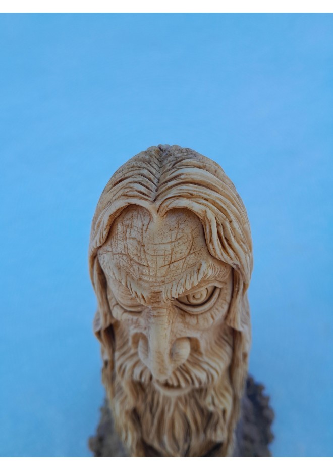 Odin figurine carved from real moose antler
