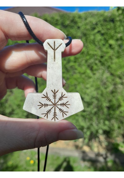 Custom Mjolnir pendant 
