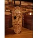 Unique Allfather God Odin pendant . Moose antlers hand-carved 