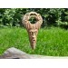 Unique Allfather God Odin pendant . Moose antlers hand-carved 