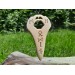 Unique Allfather God Odin pendant . Moose antlers hand-carved 