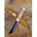 Handmade Puukko knife. Traditional Finnish craftsmanship.