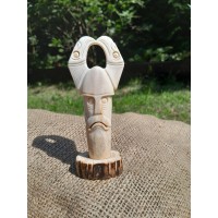 Exclusive hand-carved statue "God Odin". Figurine of Odin. Óðinn sculpture. 