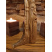 Odin sculpture, The Allfather. Norse God statue. 