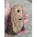 Old Norse God. Odin statue. Moose antlers hand-carved