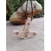 Mjolnir amulet. Norse God Thor hammer pendant. Moose antlers hand-carved