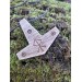 Mjolnir necklace. Moose antlers hand-carved