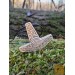 Mjolnir necklace. Moose antlers hand-carved
