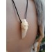 Small Viking bear amulet. Berseker warrior totemic necklace - Moose antlers hand-carved 