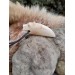 Small Viking bear amulet. Berseker warrior totemic necklace - Moose antlers hand-carved 
