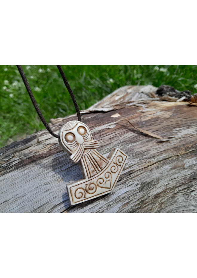 Thor's Hammer pendant. Mjolnir jewelry