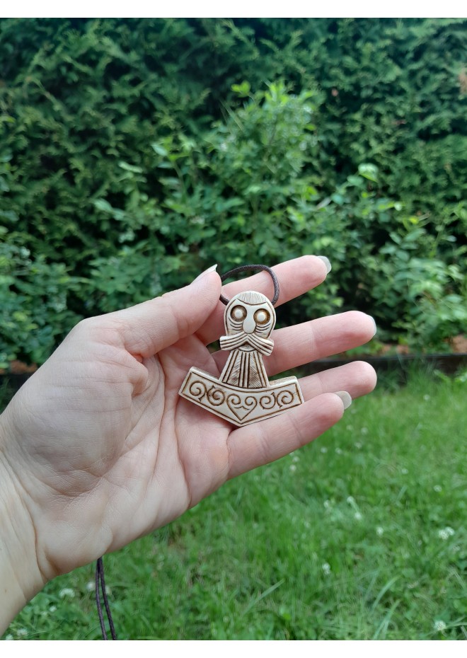 Thor's Hammer pendant. Mjolnir jewelry