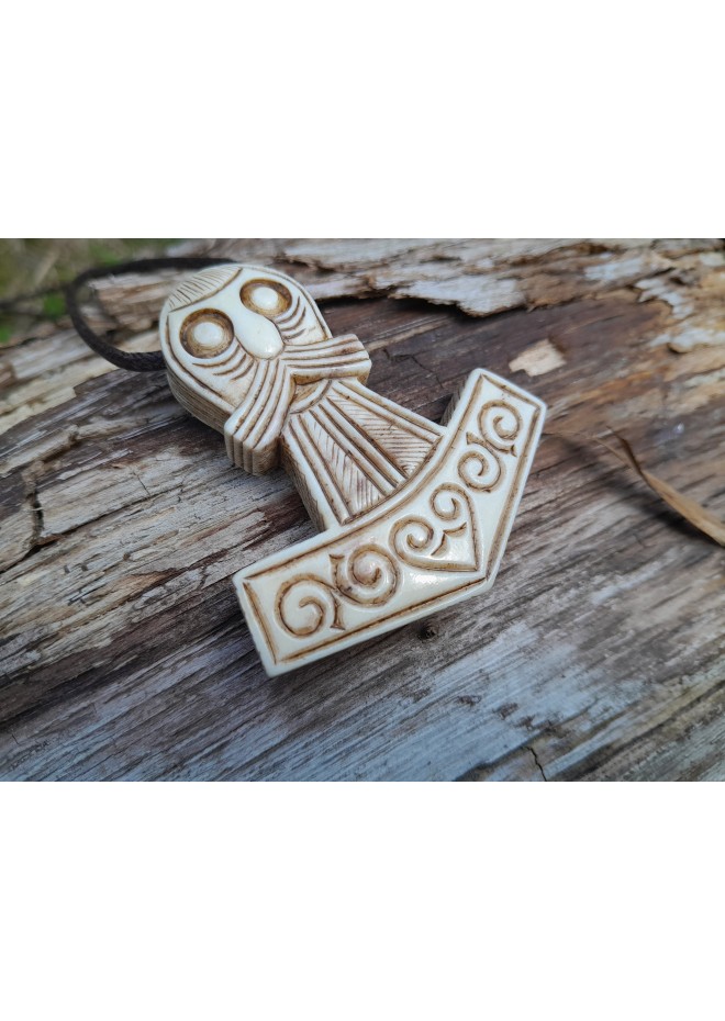 Thor's Hammer pendant. Mjolnir jewelry