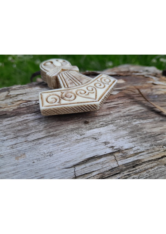 Thor's Hammer pendant. Mjolnir jewelry