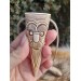 Viking God Odin amulet inspired by Norse mythology. Moose antlers hand-carved 