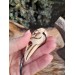 Unique Witch amulet. Raven skull with carved human skull. Gothic necklace. Wicca pendant. Shaman’s, shamanic necklace. Antler hand-carved