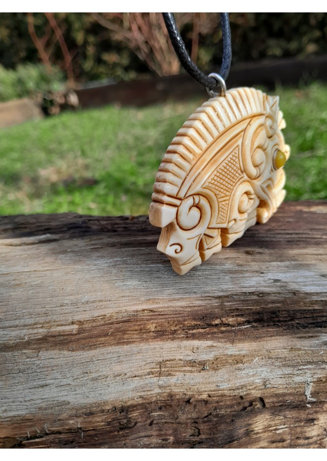  Boar jewelry. Gullinbursti amulet.