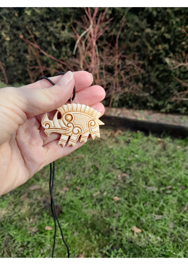 Viking, Celtic Boar jewelry. Norse pendant. Gullinbursti amulet. Freyr talisman